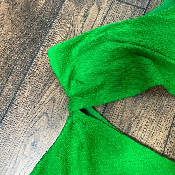 Victoria's Secret Swim Texture The Monokini One-Piece Bathing Suit XL Jade Green - Picture 4 of 7